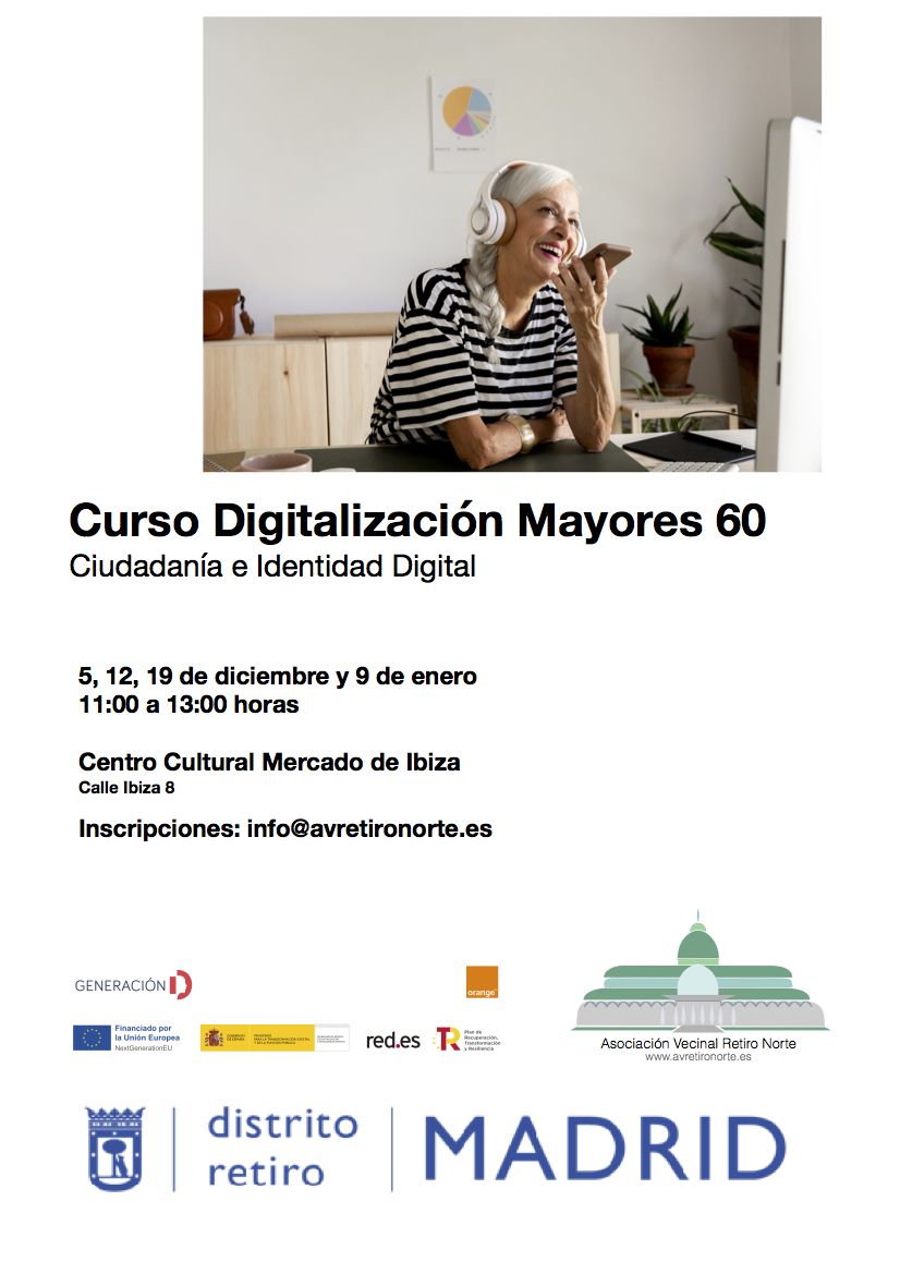 Curso mayores 60: Ciudadanía e identidad digital