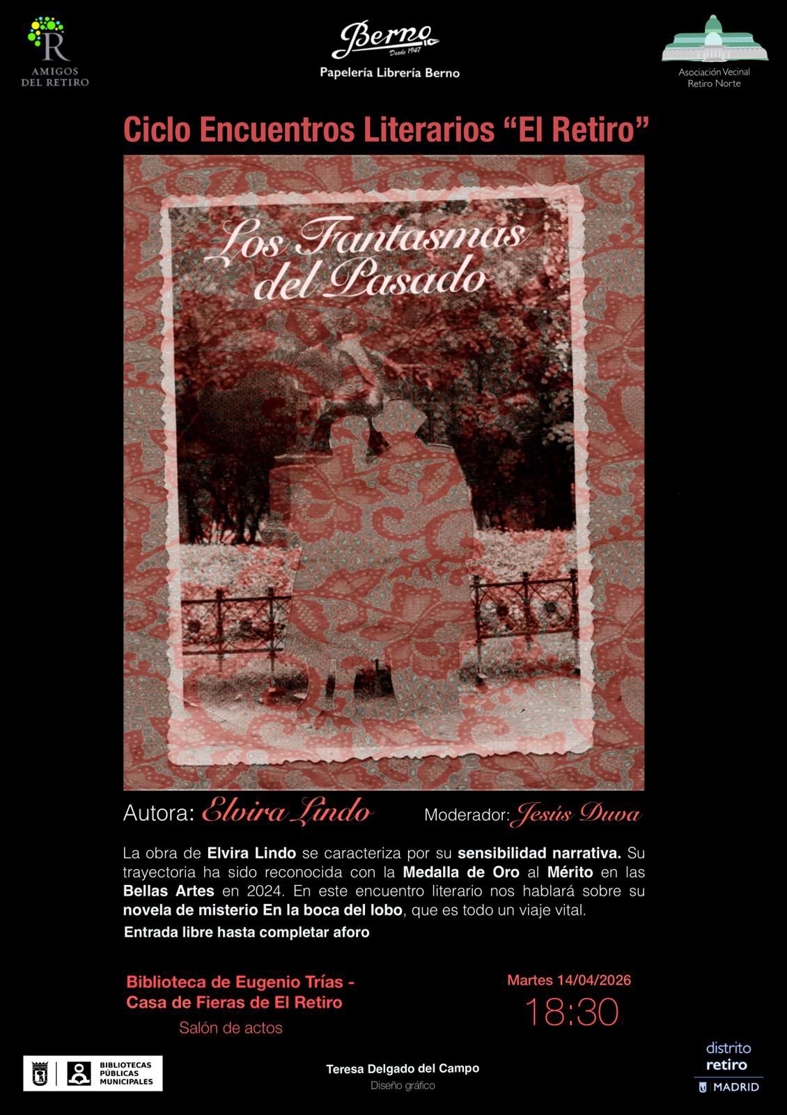 14 de abril: Encuentro literario con Elvira Lindo