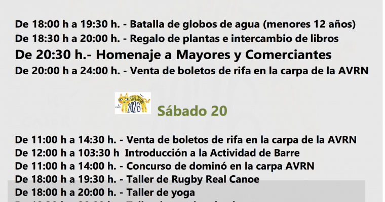 Fiestas San Juan 2026