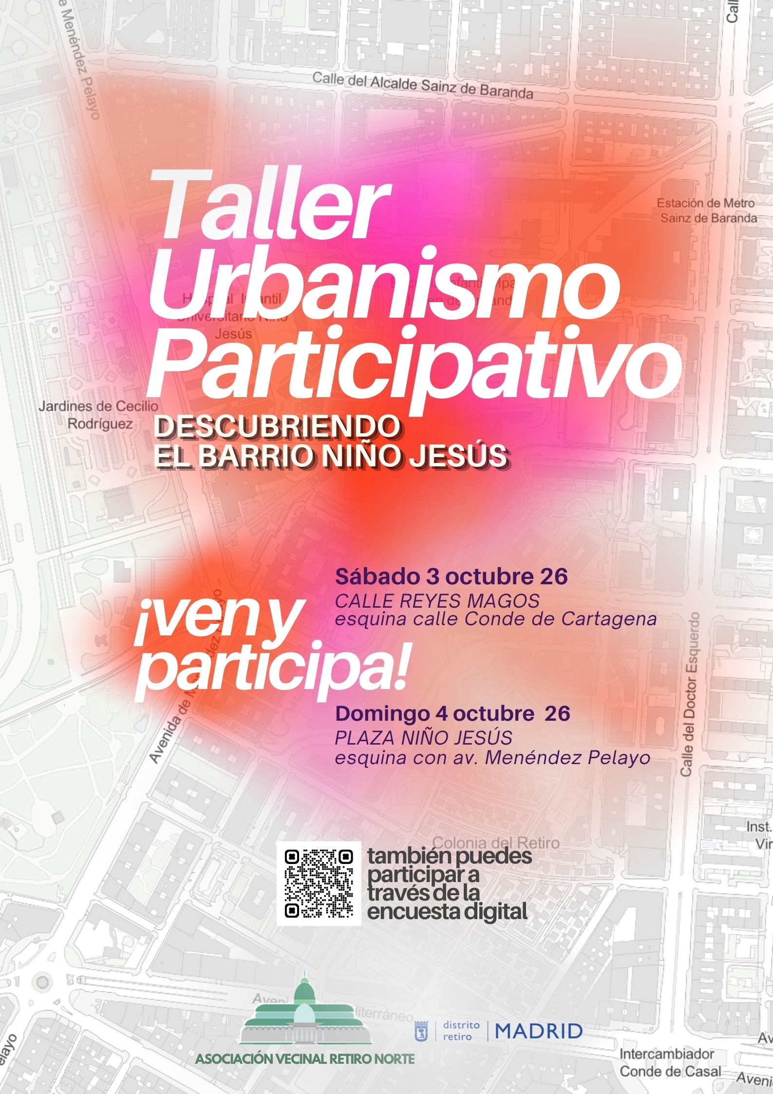 Taller urbanismo participativo Niño Jesús